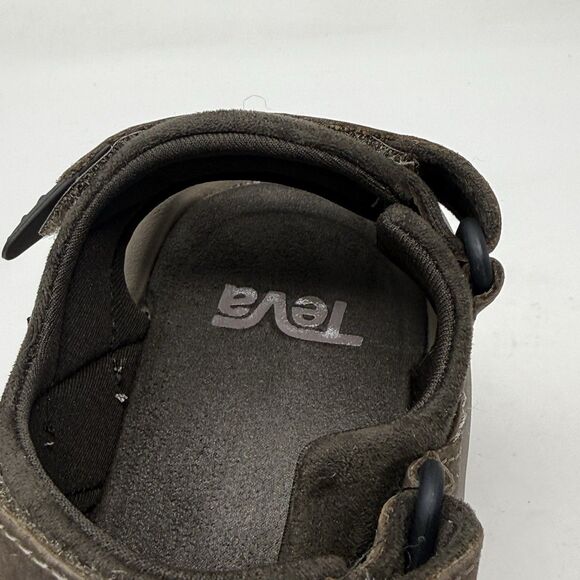 Teva Langdon Sandals Mens 7 Brown Leather Hiking Camping Outdoors Ankle Strap main image 12